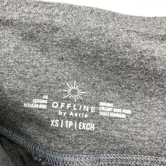 Offline By Aerie OG Legging Womens Size XS Regular Rise Heather Gray NEW - Picture 5 of 8